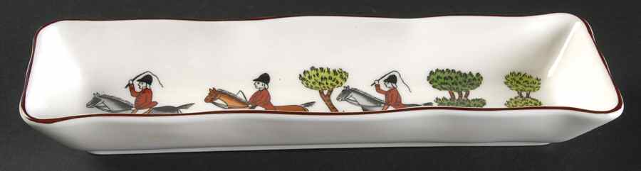 Hunting Scene Mint Tray by Crown Staffordshire-1