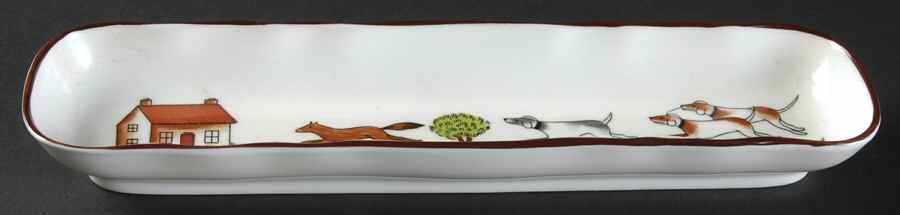 Hunting Scene Mint Tray by Crown Staffordshire-1
