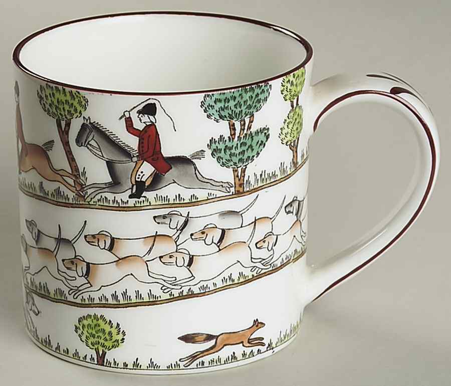 Hunting Scene Mug by Crown Staffordshire-1
