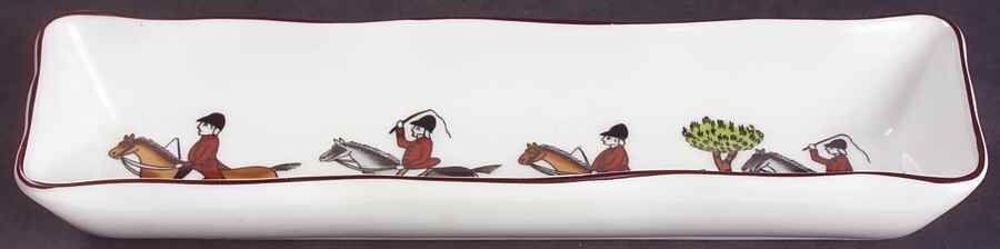 Hunting Scene Mint Tray by Crown Staffordshire-1