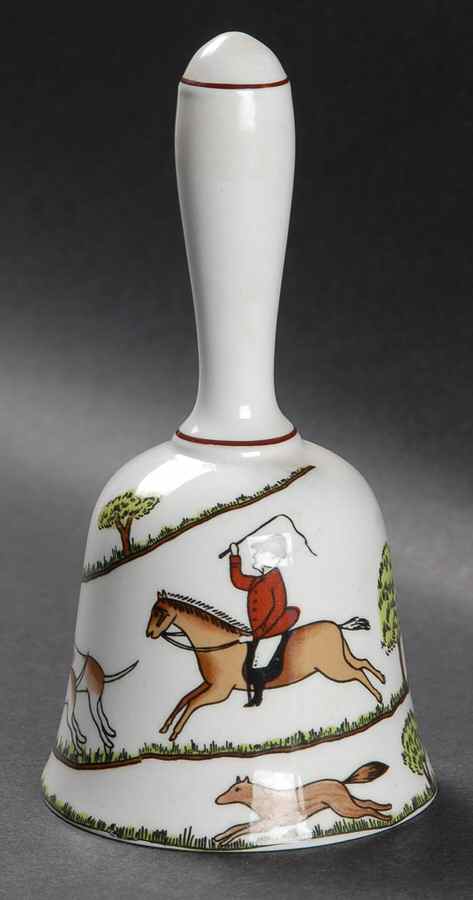 Hunting Scene Bell by Crown Staffordshire-1
