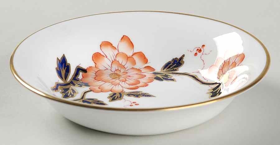 Imari Coral Fruit/Dessert (Sauce) Bowl by Crown Staffordshire-1