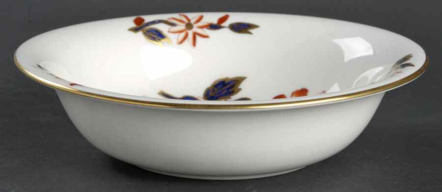 Imari Coral Coupe Cereal Bowl by Crown Staffordshire-1