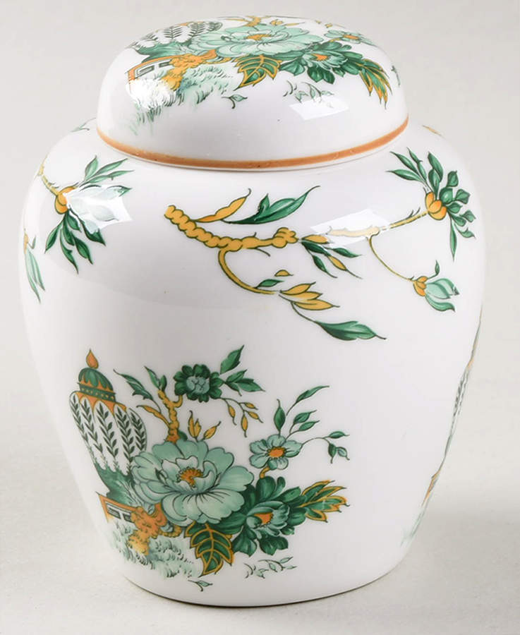 Kowloon Small Ginger Jar & Lid by Crown Staffordshire-1