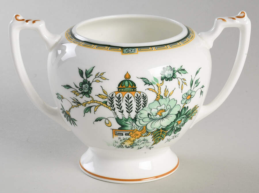 Kowloon Sugar Bowl No Lid by Crown Staffordshire-1