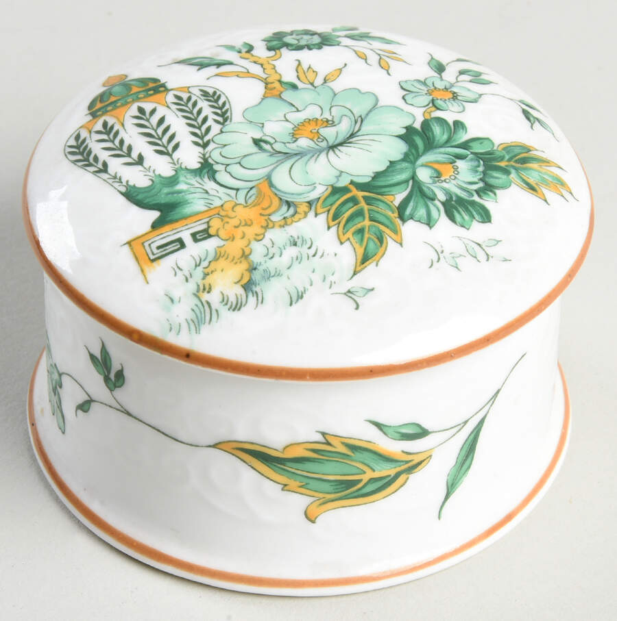 Kowloon Pill Box by Crown Staffordshire-1