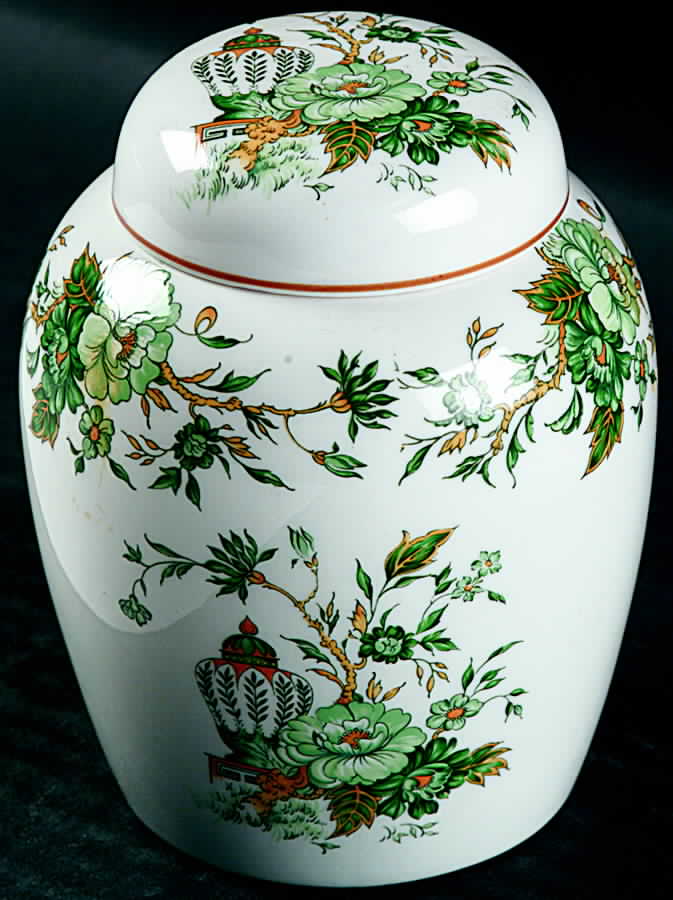Kowloon Medium Ginger Jar & Lid by Crown Staffordshire-1