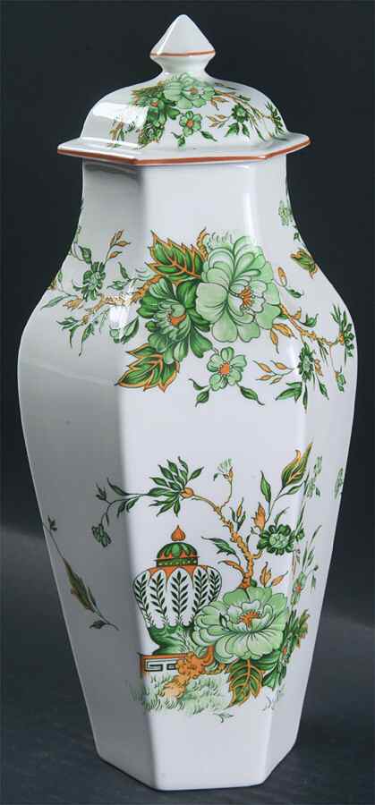 Kowloon Large Covered Vase by Crown Staffordshire-1
