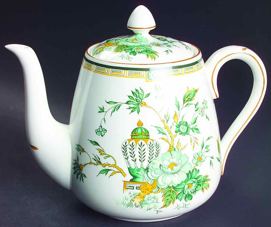 Kowloon Teapot & Lid by Crown Staffordshire-1
