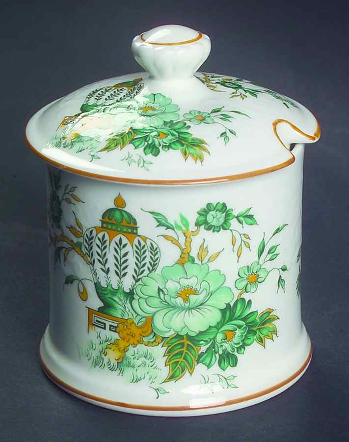 Kowloon Jam/Jelly & Lid by Crown Staffordshire-1