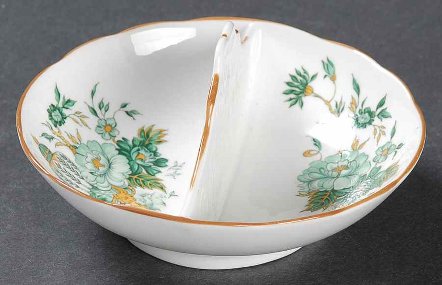 Kowloon Double Salt Dip by Crown Staffordshire-1