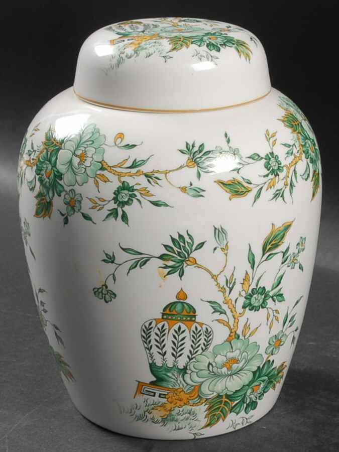 Kowloon Large Ginger Jar & Lid by Crown Staffordshire-1