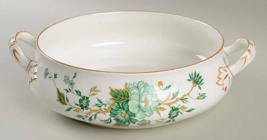 Kowloon Round Vegetable No Lid by Crown Staffordshire-1