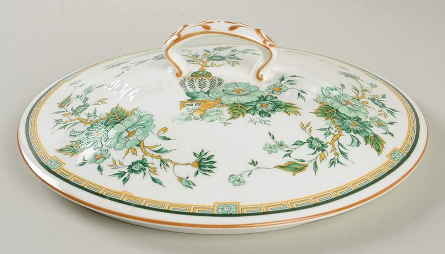 Kowloon Lid for Round Vegetable by Crown Staffordshire-1