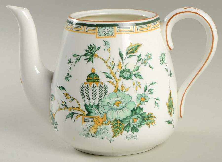 Kowloon Mini Teapot No Lid by Crown Staffordshire-1
