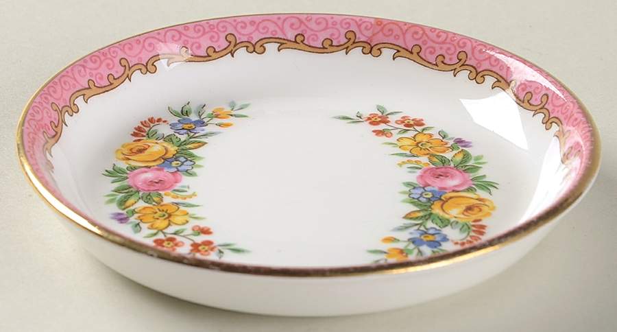 Lyric Tunis (Scalloped) Coaster by Crown Staffordshire-1