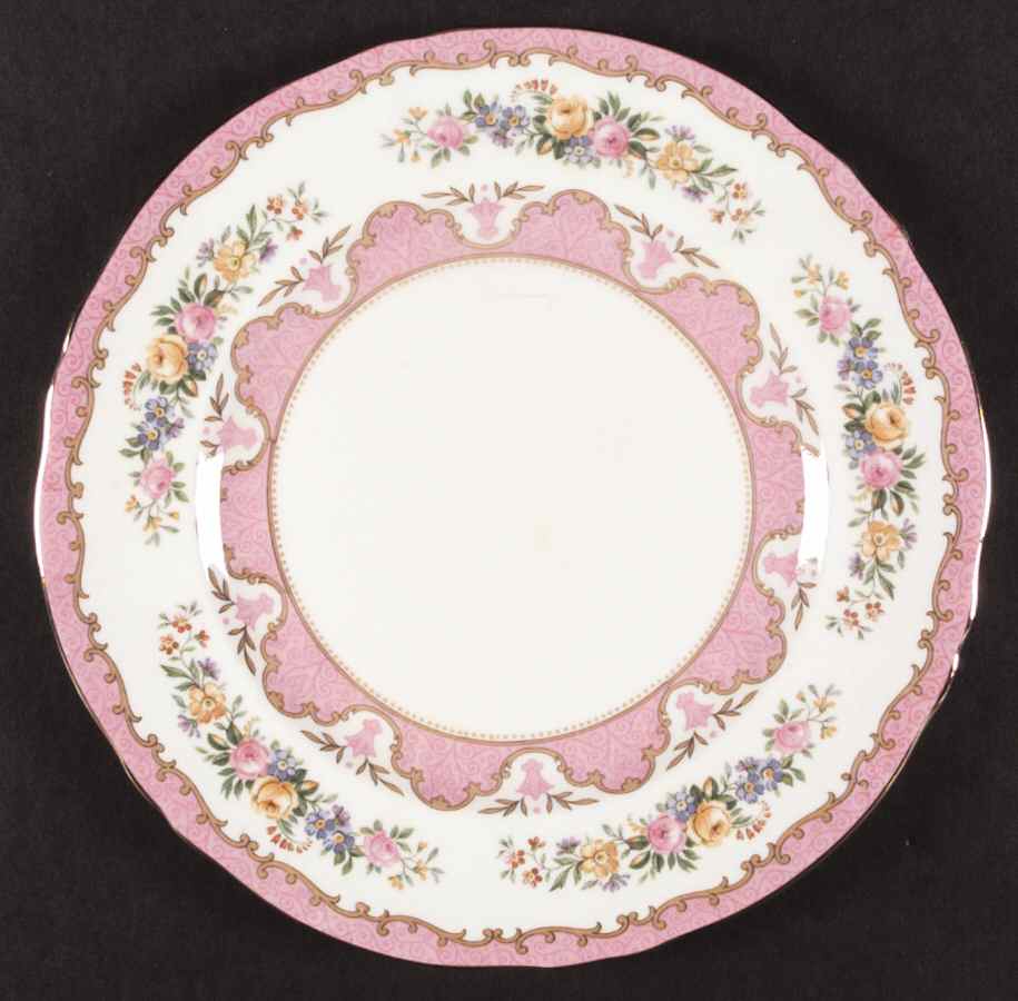 Lyric Tunis (Scalloped) Dinner Plate by Crown Staffordshire-1