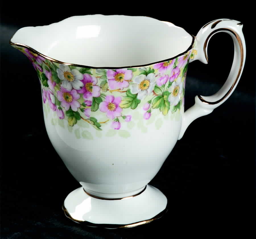 Maytime Creamer by Crown Staffordshire-1