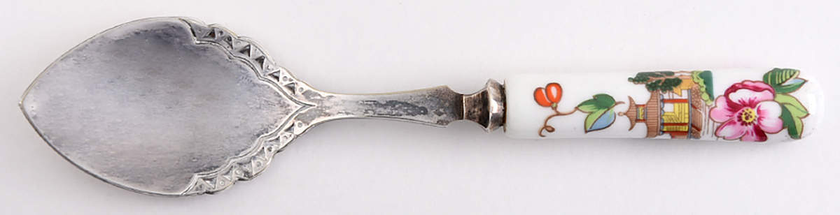 Pagoda Bon Bon Spoon by Crown Staffordshire-1