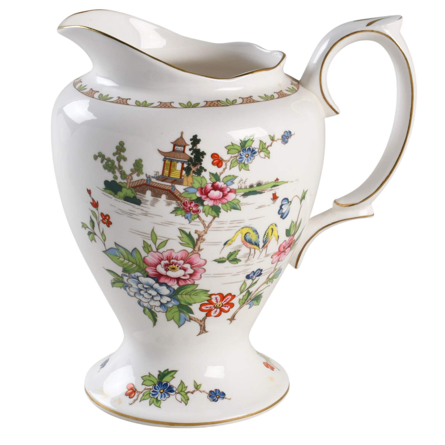 Pagoda 20 Oz Jug by Crown Staffordshire-1