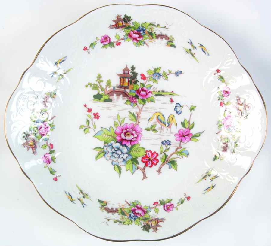 Pagoda Bon Bon by Crown Staffordshire-1