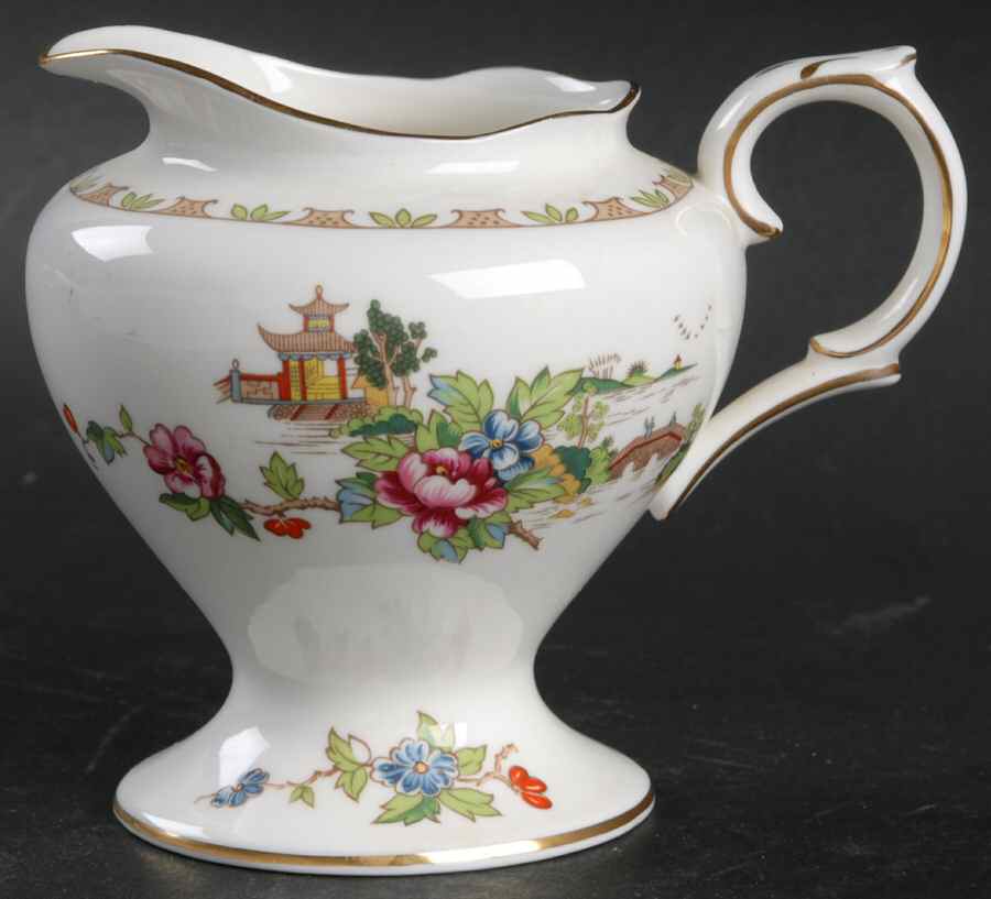 Pagoda Creamer by Crown Staffordshire-1