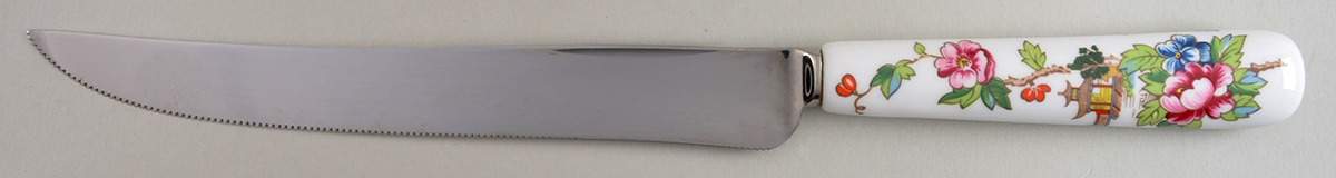 Pagoda Cake Knife/Server with Stainless Blade by Crown Staffordshire-1