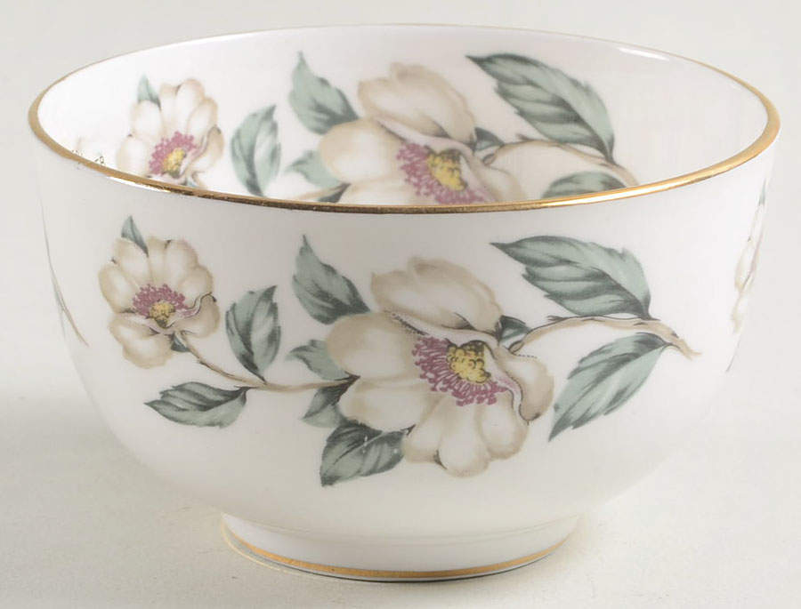 Pear Blossom Mini Open Sugar Bowl by Crown Staffordshire-1