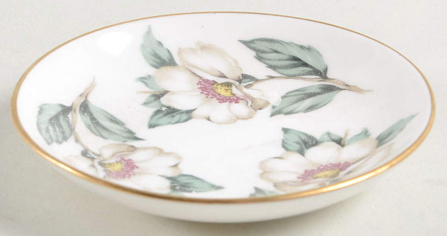 Pear Blossom Butter Pat by Crown Staffordshire-1