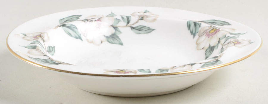 Pear Blossom Rim Fruit/Dessert (Sauce) Bowl by Crown Staffordshire-1