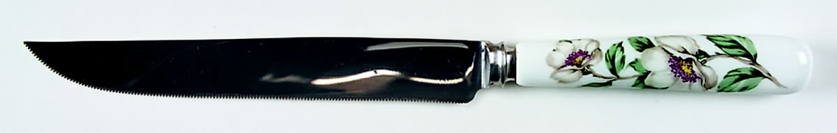 Pear Blossom Cake Knife/Server with Stainless Blade by Crown Staffordshire-1