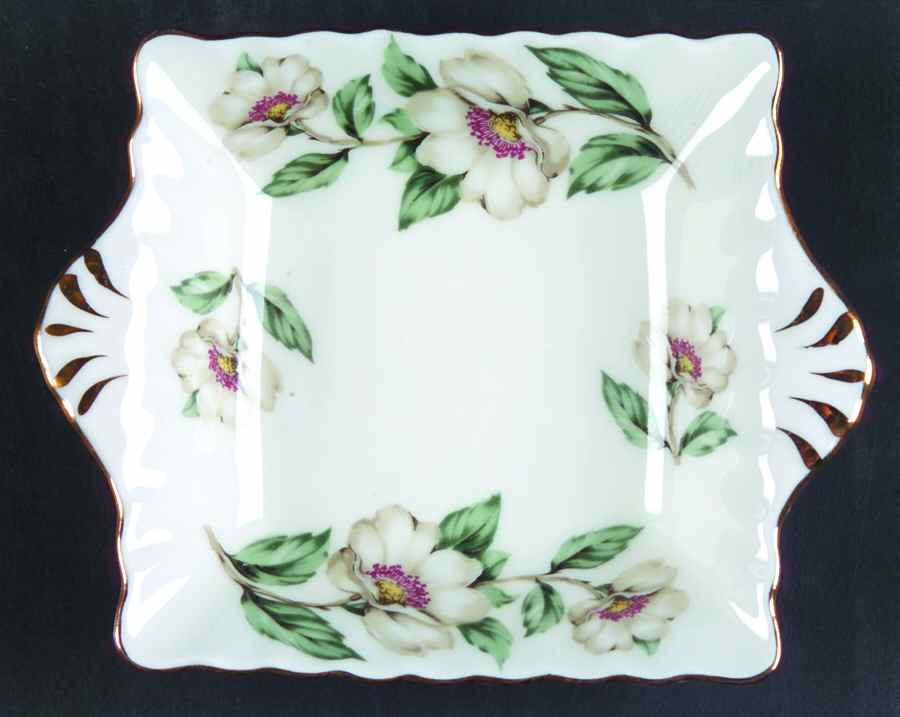 Pear Blossom Small Ashtray by Crown Staffordshire-1