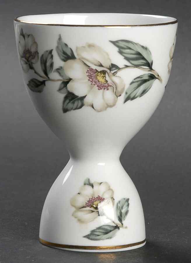 Pear Blossom Double Egg Cup by Crown Staffordshire-1