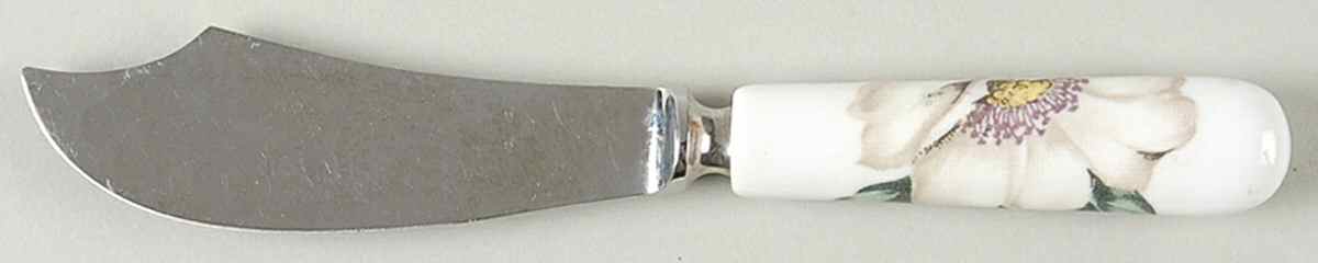 Pear Blossom Cheese Knife with Stainless Blade by Crown Staffordshire-1