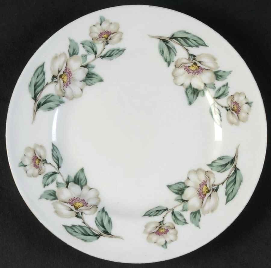 Pear Blossom Bread & Butter Plate by Crown Staffordshire-1