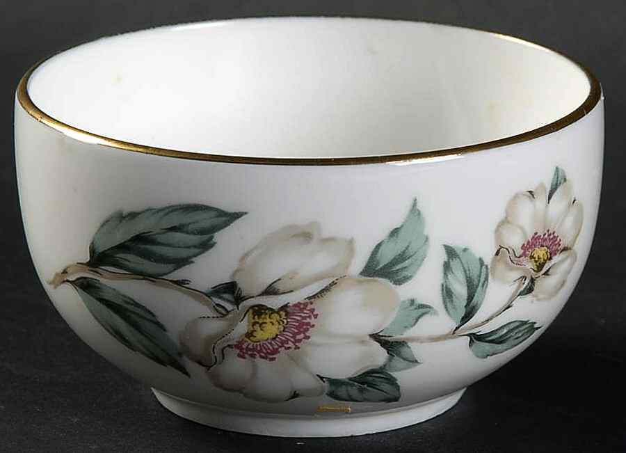 Pear Blossom Individual Open Sugar Bowl by Crown Staffordshire-1