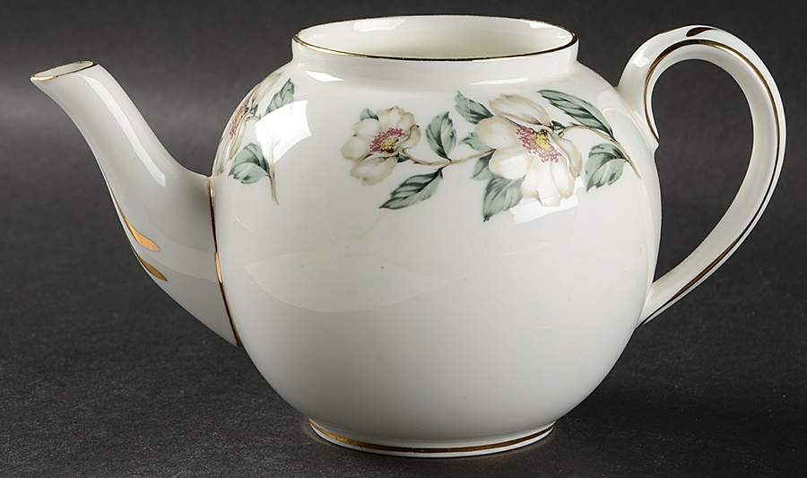 Pear Blossom Mini Teapot No Lid by Crown Staffordshire-1