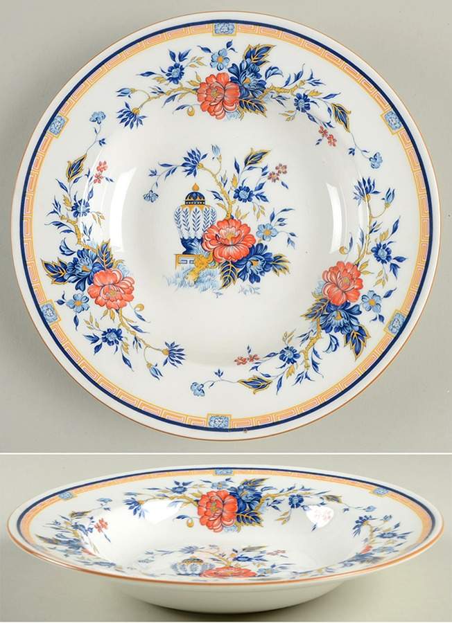 Penang Rim Soup Bowl by Crown Staffordshire-1