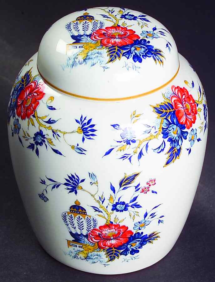 Penang Small Ginger Jar & Lid by Crown Staffordshire-1