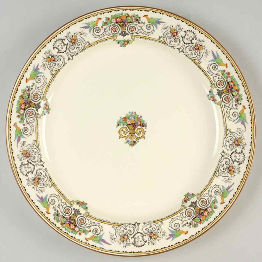Renaissance 13" Chop Plate (Round Platter) by Crown Staffordshire-1