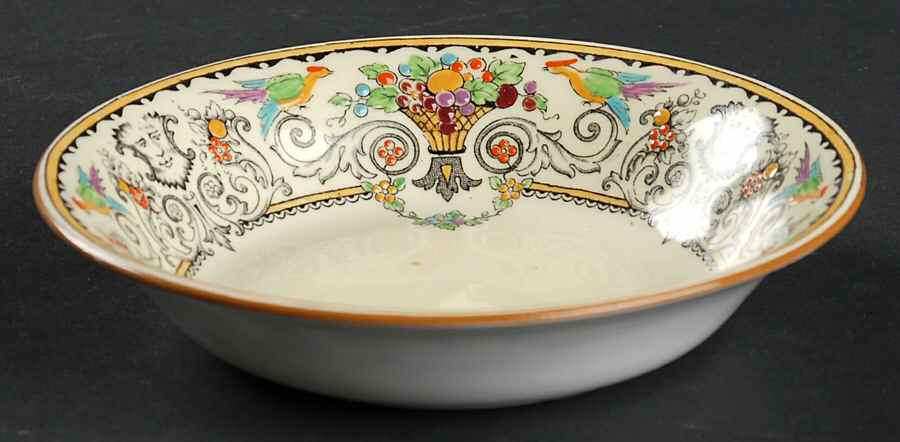 Renaissance Fruit/Dessert (Sauce) Bowl by Crown Staffordshire-1