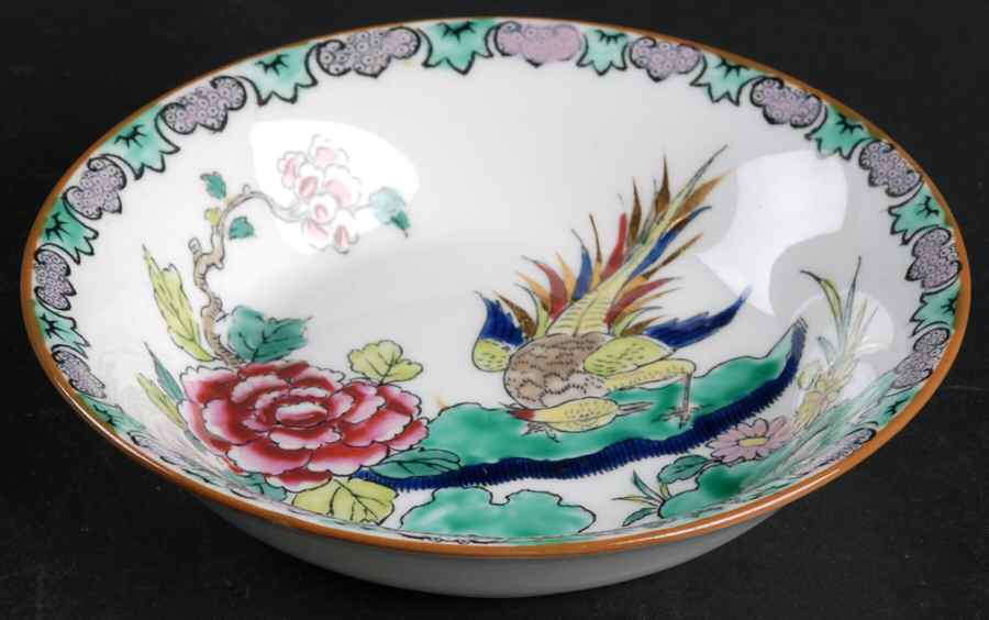 Rock Bird Fruit/Dessert (Sauce) Bowl by Crown Staffordshire-1