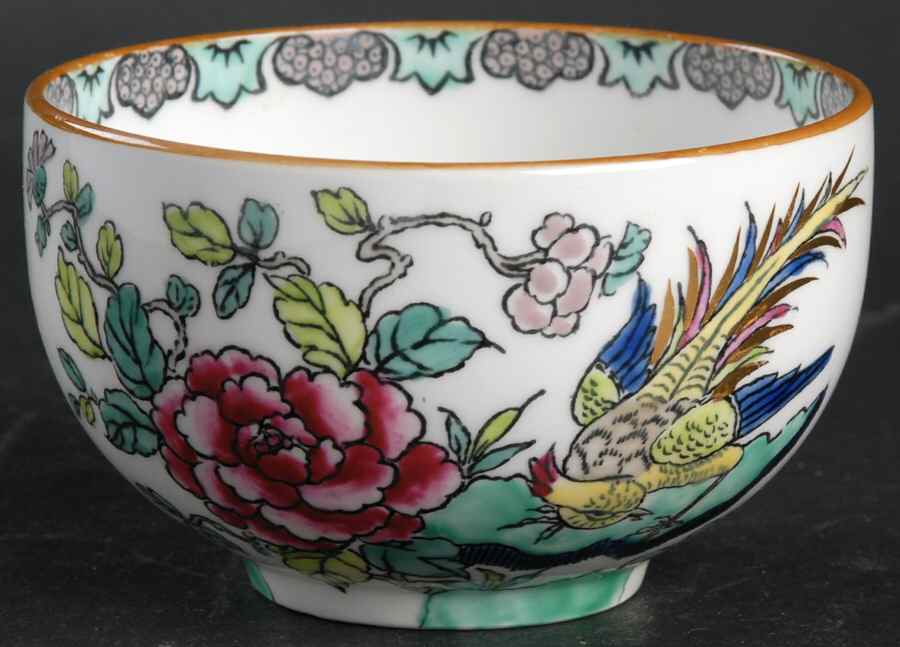 Rock Bird Open Sugar Bowl by Crown Staffordshire-1