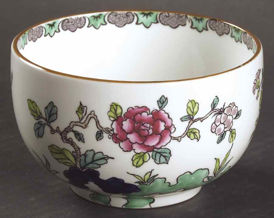 Rock Bird Open Sugar Bowl by Crown Staffordshire-1