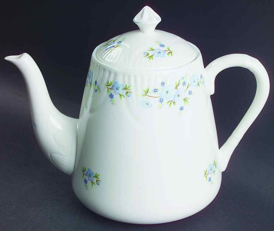 Rock Garden Coffee Pot & Lid by Crown Staffordshire-1