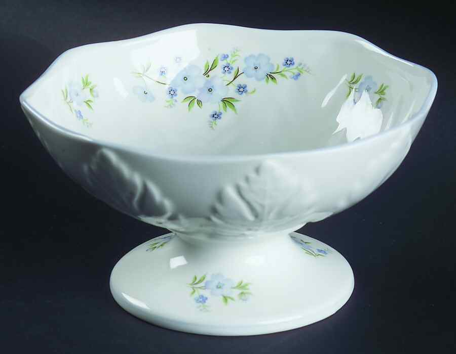 Rock Garden Round Compote (Height X Width) by Crown Staffordshire-1