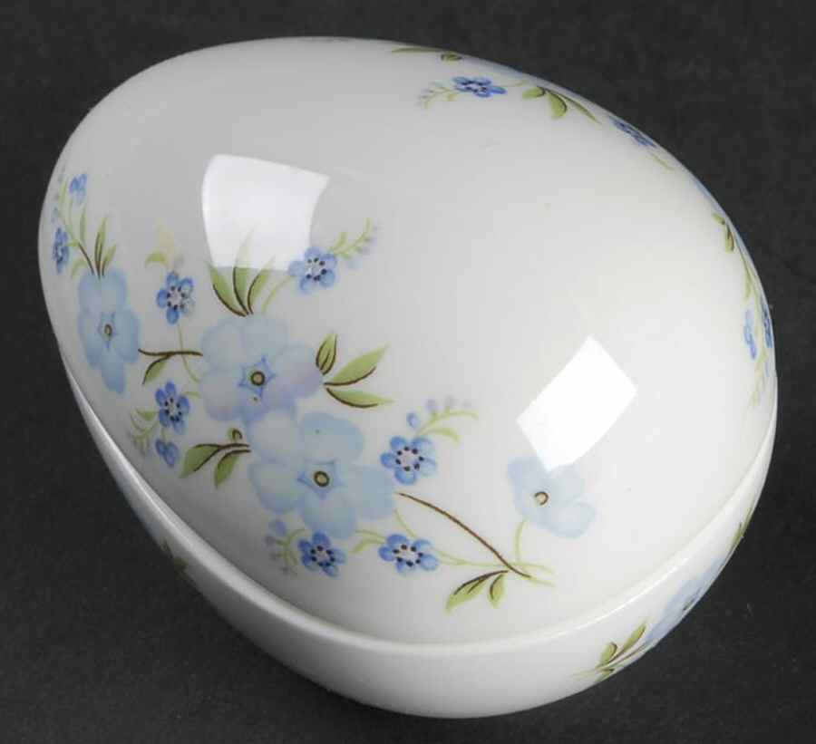 Rock Garden Small Egg Box & Lid by Crown Staffordshire-1
