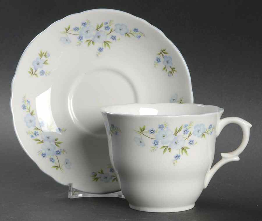 Rock Garden Oversized Cup & Saucer Set by Crown Staffordshire-1