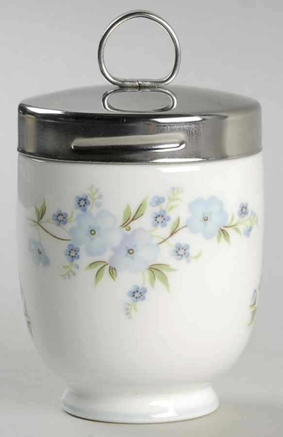 Rock Garden Egg Coddler & Lid by Crown Staffordshire-1