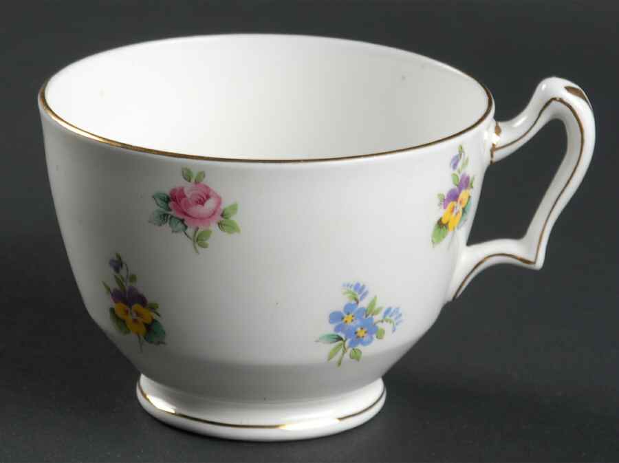 Rose Pansy Oversized Cup by Crown Staffordshire-1